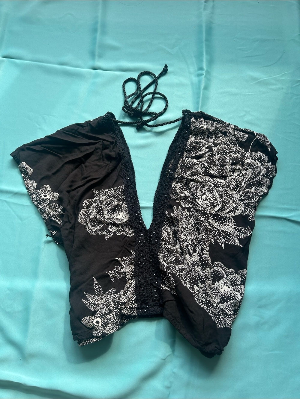 Black Beaded Coverup